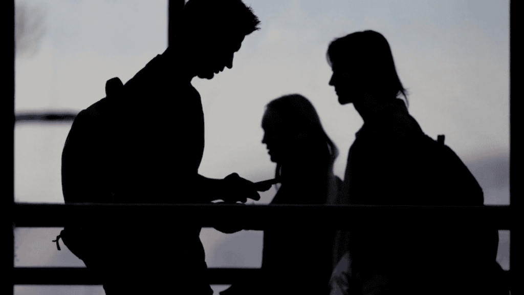 Students on campus